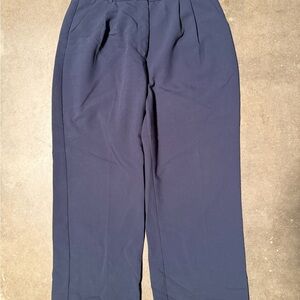 Abercrombie & Fitch Dark Navy Tailored Dress Pants